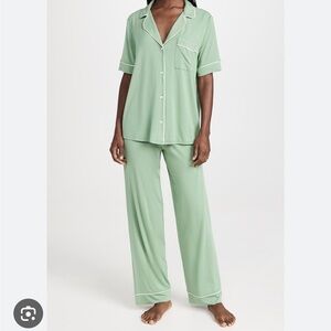 Eberjey green Gisele pajama set